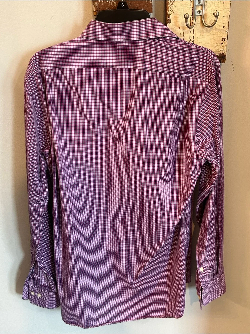 Ralph Lauren Gingham Oxford Button-Down Shirt — Raspberry